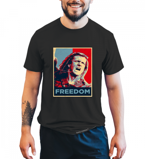 Braveheart T Shirt, William Wallace T Shirt, Freedom Tshirt