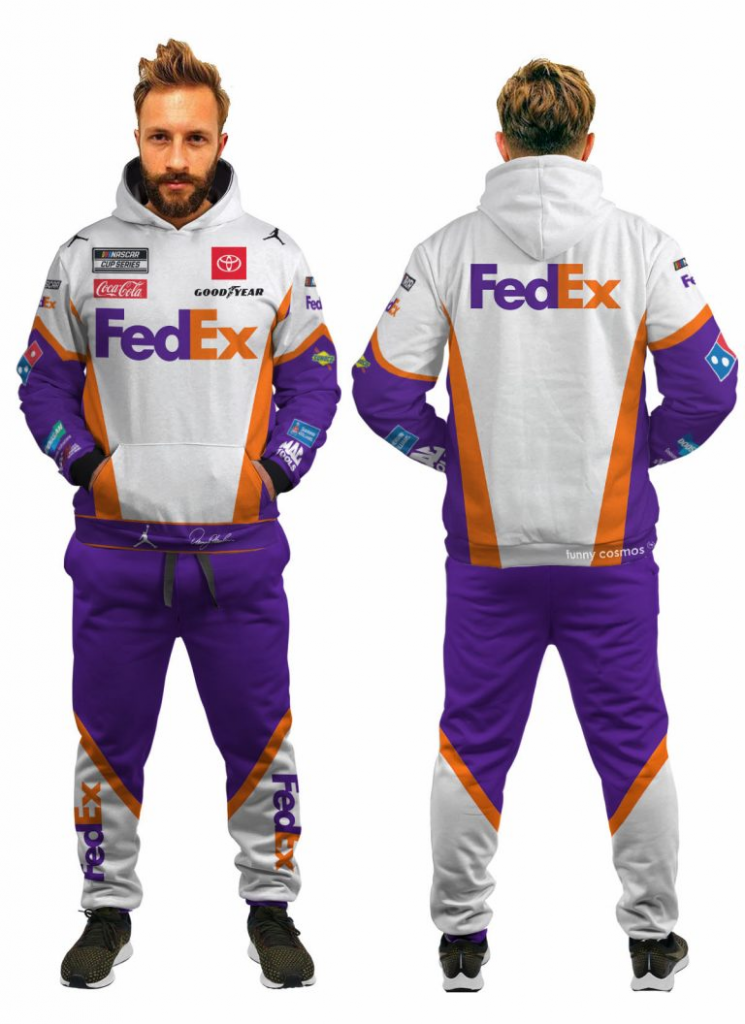 Denny Hamlin Shirt Hoodie Racing Uniform Clothes Nascar 2022 Sweatshirt Zip Hoodie Sweatpant
