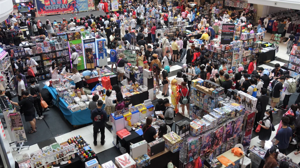 Anime fans and convention attendees celebrating otaku culture and character tropes